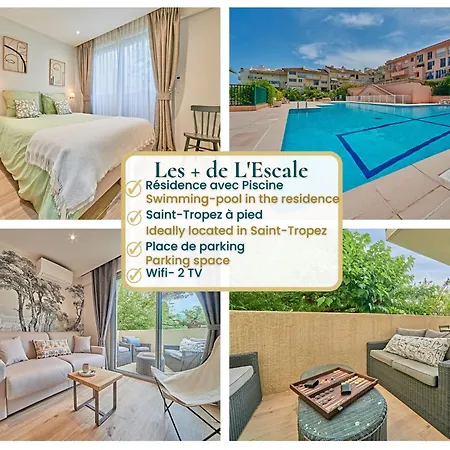 L'escale-appartement Saint-tropez-4 Personnes- Piscine-garage * Saint-Tropez